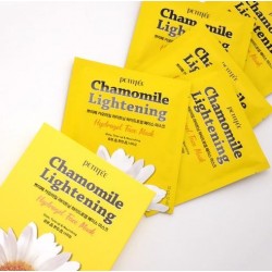 Гидрогелевая осветляющая маска для лица с экстрактом ромашки PETITFEE Chamomile Lightening Hydrogel Face Mask - 5 шт
