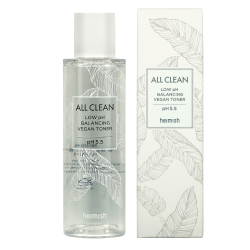 Увлажняющий тонер для лица восстанавливающий рН-баланс HEIMISH All Clean Low pH Balancing Vegan Toner 150ml