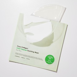 Заспокійлива гідрогелева маска для обличчя Sungboon Editor Deep Collagen Cica Teatree Soothing Mask 37g - 4шт
