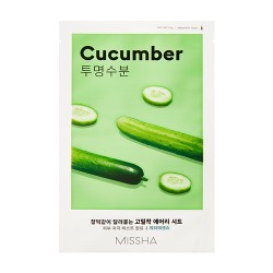 Тканинна маска для обличчя з екстрактом огірка MISSHA Airy Fit Sheet Mask Cucumber 19g