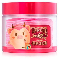 Пилинг-пады на основе красного вина Elizavecca Milky Piggy Hell-Pore Perfect Wine Sparkling Peeling Pad 30шт.