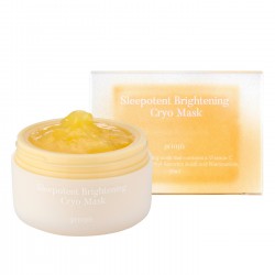 Выравнивающая тон ночная крио-маска с витамином С и ниацинамидом PETITFEE Sleepotent Brightening Cryo Mask 55ml