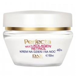 Крем для обличчя розгладжуючий зморшки для віку 40+ PERFECTA Multi-Collagen Retinol Cream Day and Night 40+ 50ml